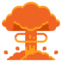 explosión nuclear icon