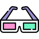 gafas 3d icon