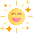 brilho do sol Ícone