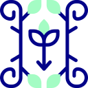 diseño floral icon