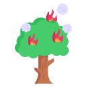 incendio forestal icon