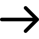flèche pointant vers la droite icon
