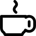 taza de cafe caliente icon