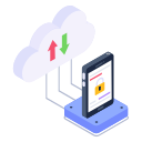 transferencia de datos icon