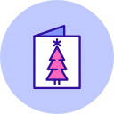 tarjeta de navidad icon