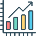 gráfico de barras icon