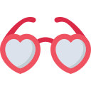 gafas de corazón icon