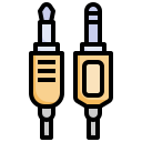 conector de audio icon