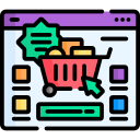 las compras en línea icon