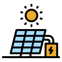 célula solar icon