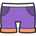 pantalones cortos icon