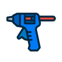 pistola de pegamento icon