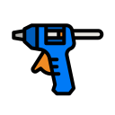 pistola de pegamento icon