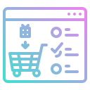 las compras en línea icon