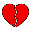 corazón roto icon