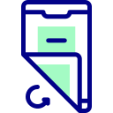 teléfono plegable icon