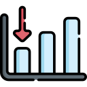 disminución icon