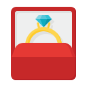 caja del anillo icon