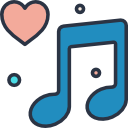 musica romantica icon