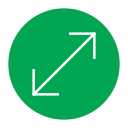 flecha diagonal icon