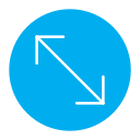 flecha diagonal icon