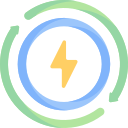 energía renovable icon