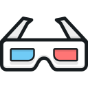 gafas 3d icon