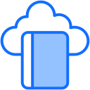 biblioteca en la nube icon