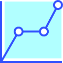 gráfico de linea icon