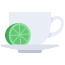 thé au citron Icône