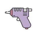 pistola de pegamento icon