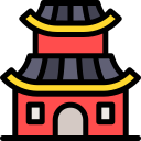 chinese tempel icoon