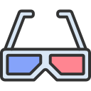 gafas 3d icon