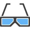 gafas 3d icon