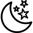 luna y estrellas icon