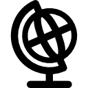 cuadrícula del globo terráqueo icon