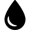 Drop silhouette icon