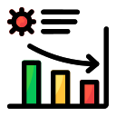 disminución icon