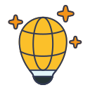 bombilla de ideas icon