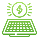 energía solar icon