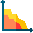 gráfico de área icon