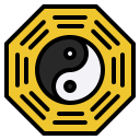 símbolo de yin yang icon