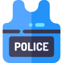 chaleco de la policía icon