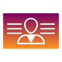 tarjeta de identificación icon