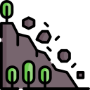 deslizamiento de tierra icon