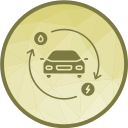 auto hibrido icon