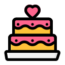 pastel de bodas icon