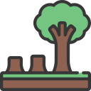 deforestación icon