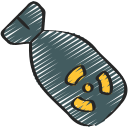 bomba nuclear icon