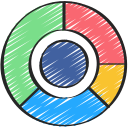 gráfico de anillos icon